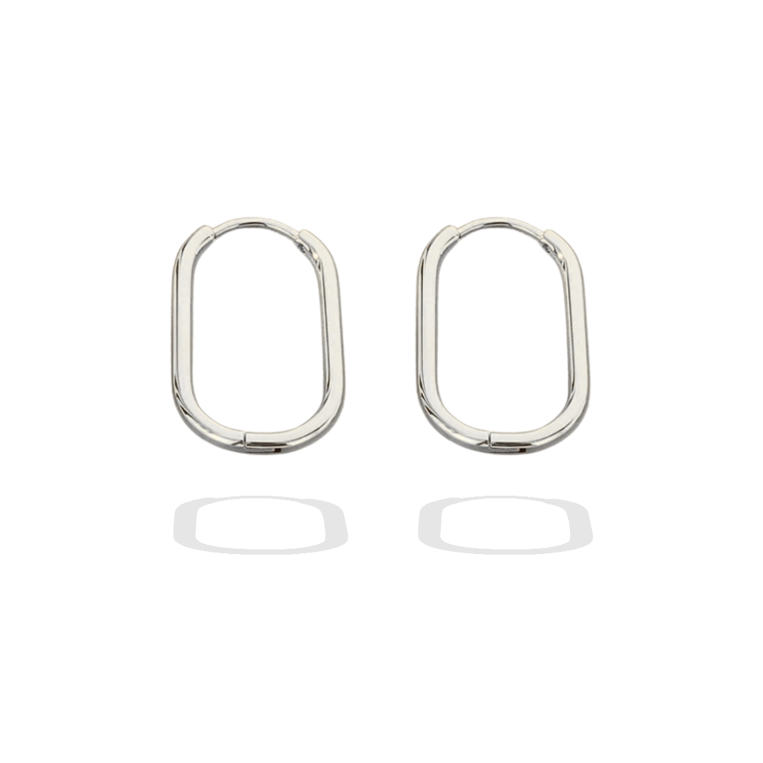 Signature Silver Hoops – Full Herizon