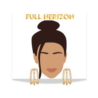 First Class Gold Triple Hoops