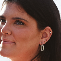 Convertible Silver Hoops