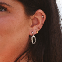 Convertible Silver Hoops