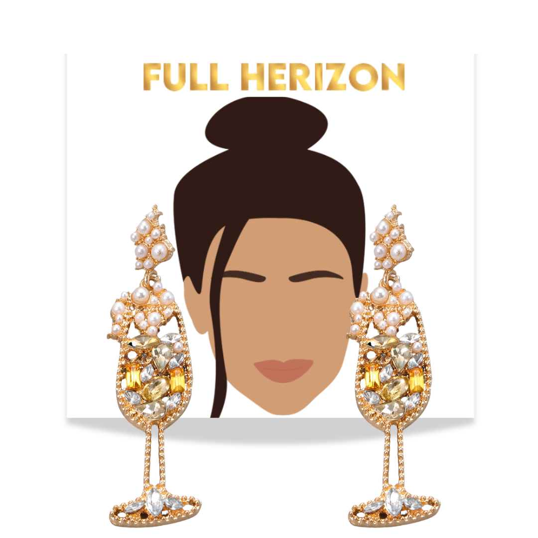 Bubbly Champagne Glasses