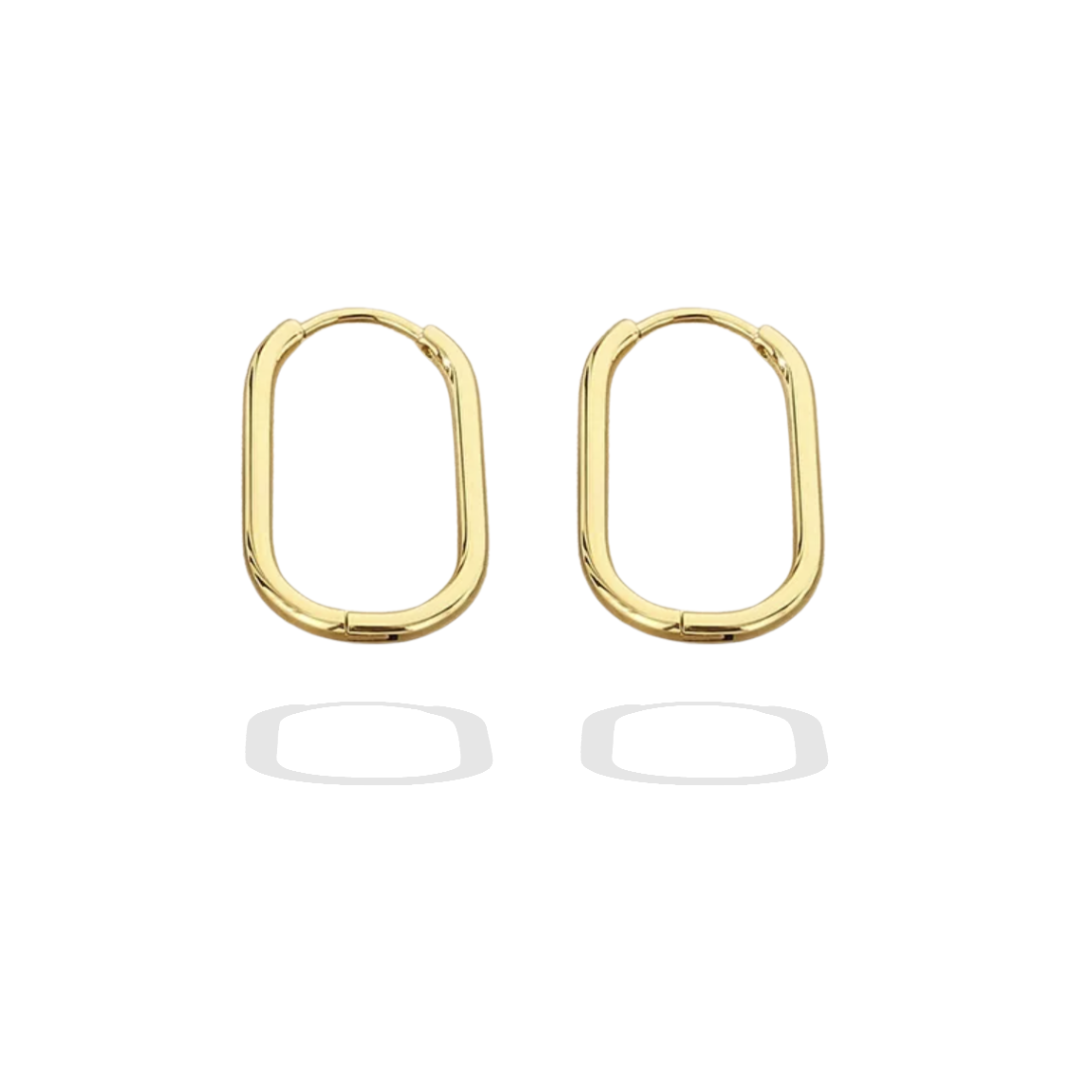 Signature Gold Hoops