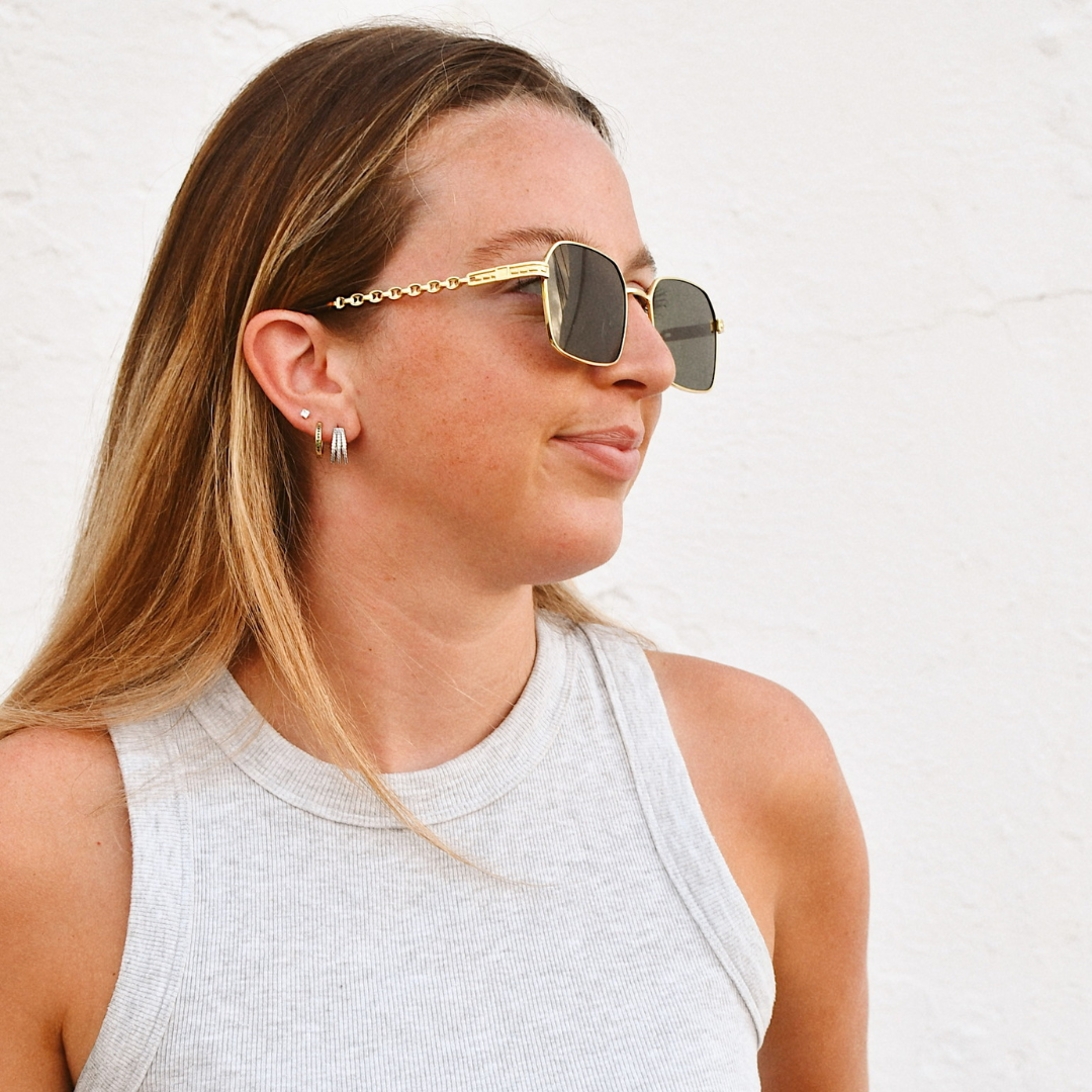 First Class Silver Triple Hoops