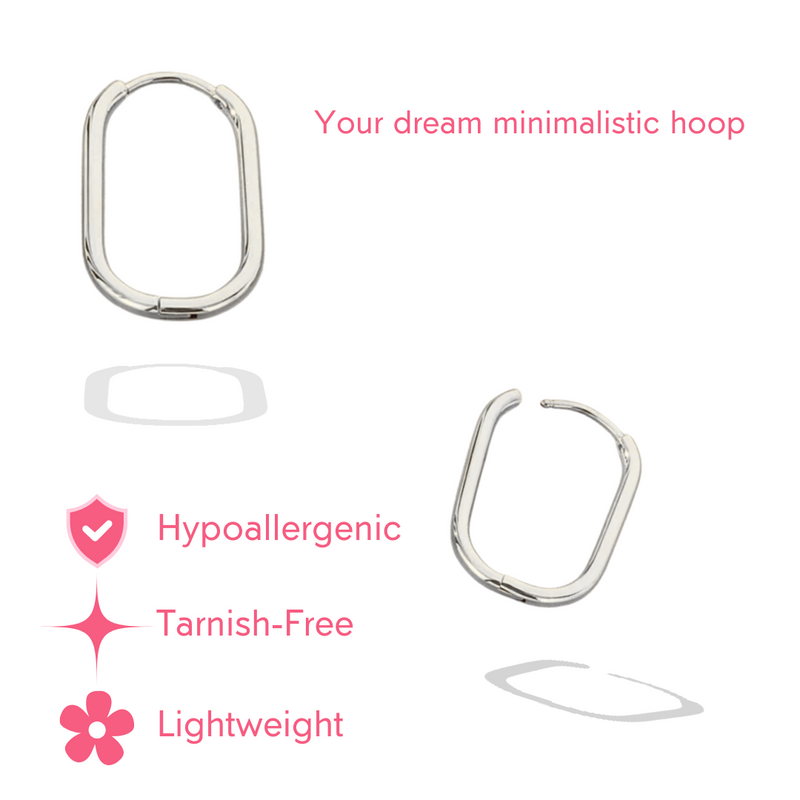 Signature Silver Hoops – Full Herizon