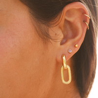 Convertible Gold Hoops