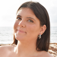 Silver Garden Party Hoops