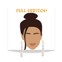 Sunday Best Pearl Hoops