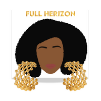 Catching Feelings Gold Hoops