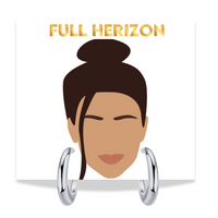 Silhouette Silver Hoops