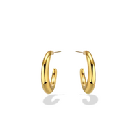 Silhouette Gold Hoops