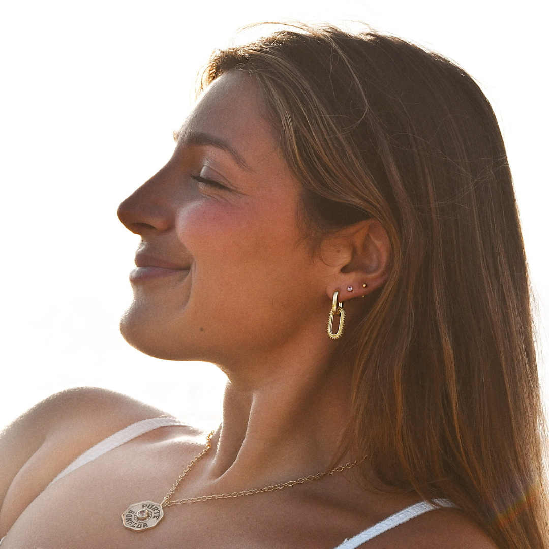 Convertible Gold Hoops