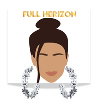 Silver Garden Party Hoops