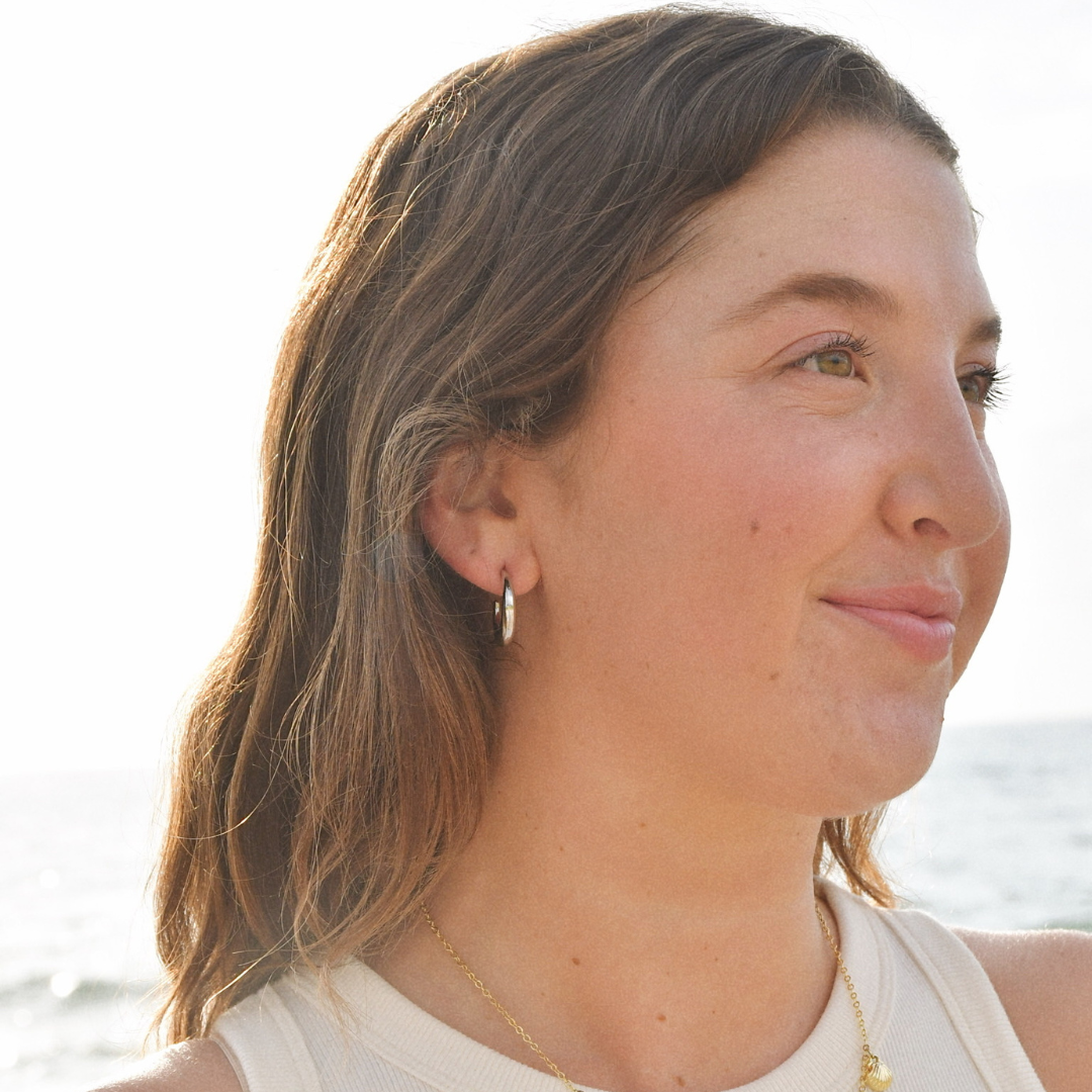 Silhouette Silver Hoops